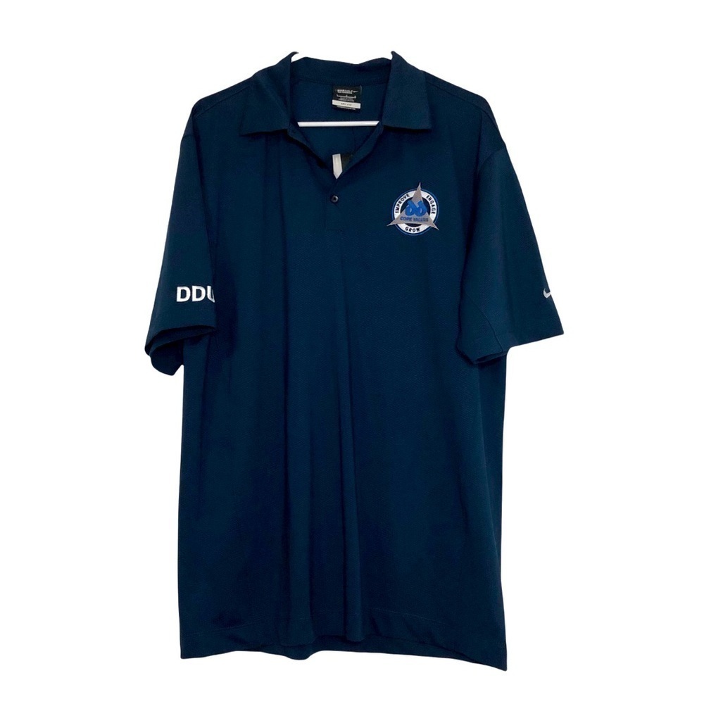NWT Nike Golf Dri-Fit Collar Polo Large